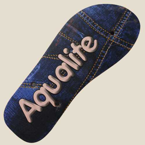 Screen printing on slipper and chappal sole