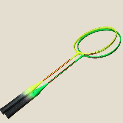 Multicolor pad printing on rackets