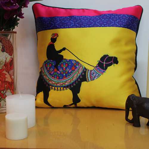 Customized colorful printing on cushion
