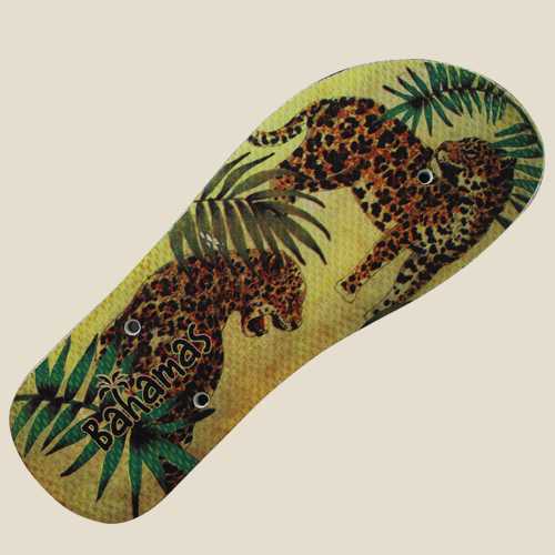 Screen printing on slipper and chappal sole