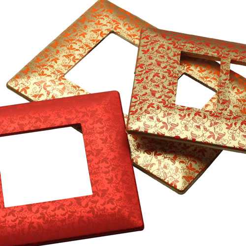 Spray coating and laser texturing on electric switch boards