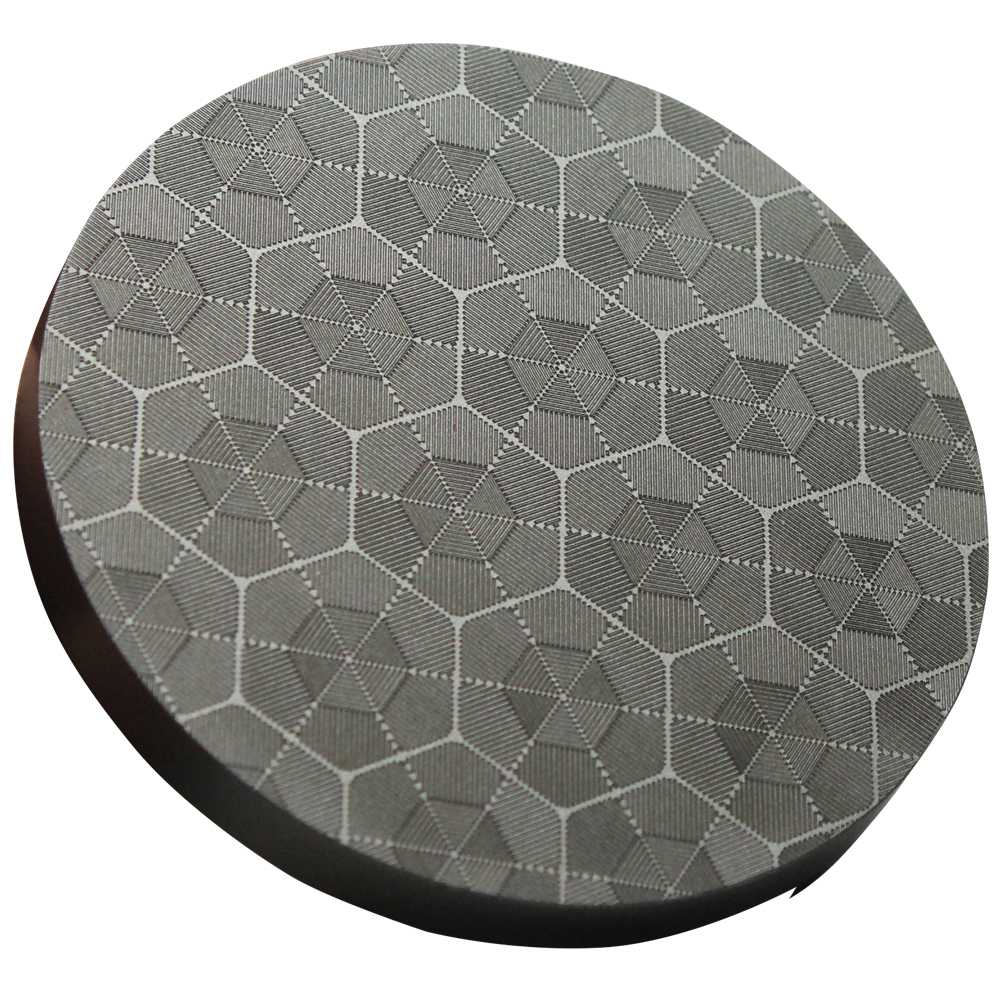 3d spray luxury coatings and texturing on cosmetic container lid