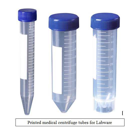 Printed medical centrifuge tubes for labware