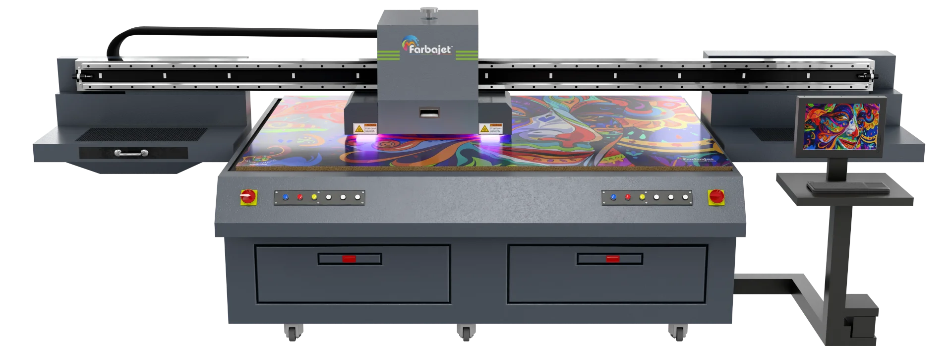 8x4 Feet Model of Farbajet Flatbed Printer  